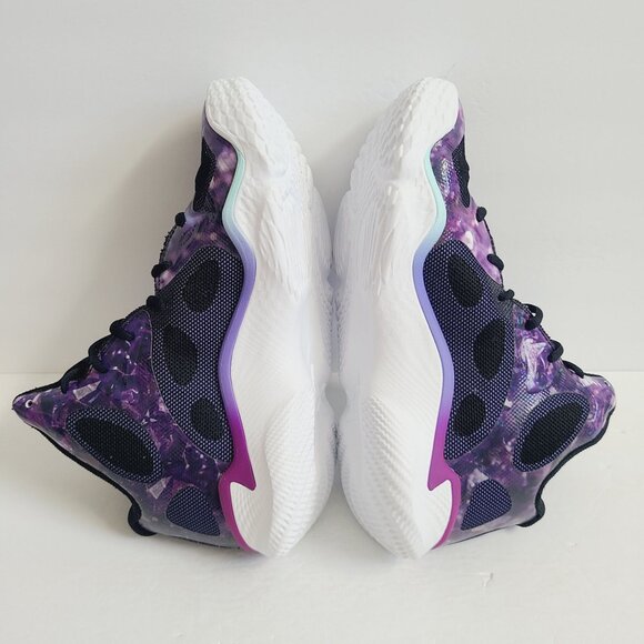 NEW Under Armour Tuff Crowd x Curry Spawn FloTro Shoes 3026842-500 Size 10 Purpl main image 7